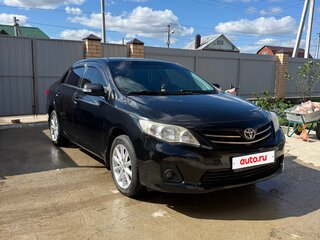 2011 Toyota Corolla X (E140, E150) Рестайлинг, чёрный, 830000 рублей, вид 4