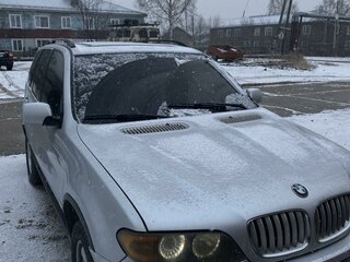 2004 BMW X5 4.4i I (E53) Рестайлинг, серебристый, 600000 рублей, вид 3