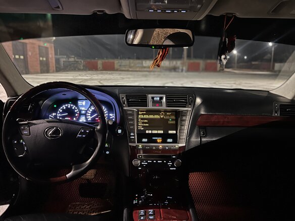 2010 Lexus LS 460 IV Рестайлинг, чёрный - вид 9
