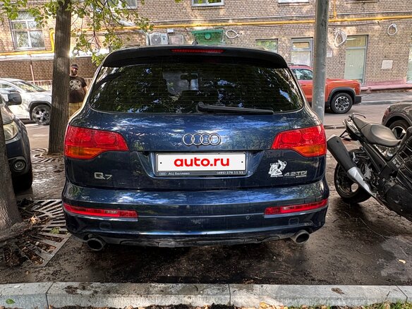 2008 Audi Q7 I (4L), синий, 1450000 рублей - вид 6