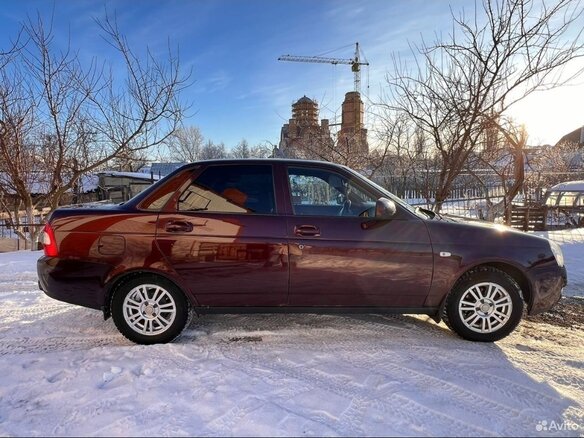 2012 Lada (ВАЗ) Priora I, пурпурный, 400000 рублей - вид 1