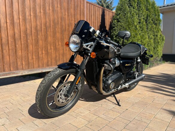 2018 Triumph Street Cup, чёрный, 700000 рублей - вид 3