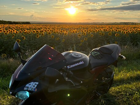 2009 Kawasaki ZX-6 Ninja, чёрный, 600000 рублей, вид 1