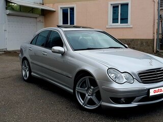 2005 Mercedes-Benz C-Класс 230 II (W203) Рестайлинг, серебристый, 1199999 рублей, вид 4