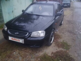 2008 Hyundai Accent ТагАЗ II, чёрный, 250000 рублей, вид 2
