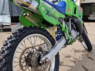 1991 Kawasaki KDX 200, зелёный, 220000 рублей, вид 5