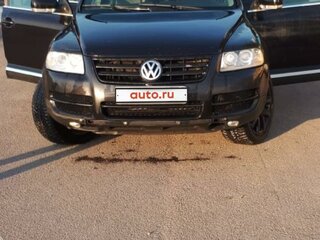 2006 Volkswagen Touareg I, чёрный, 800000 рублей, вид 1
