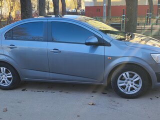 2013 Chevrolet Aveo II, серый, 741000 рублей, вид 4