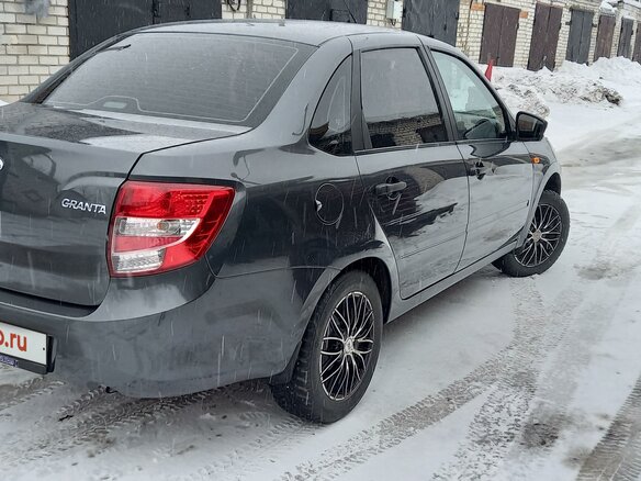 2017 Lada (ВАЗ) Granta I, серебристый, 555000 рублей - вид 1