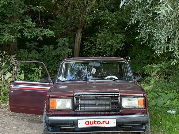 2005 Lada (ВАЗ) 2107, пурпурный - вид 3