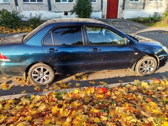 2006 Mitsubishi Lancer IX Рестайлинг, синий - вид 1