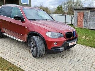 2008 BMW X5 30d II (E70), красный, 3000000 рублей, вид 4