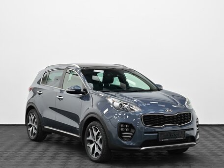 2016 Kia Sportage IV, синий, 1569000 рублей, вид 1