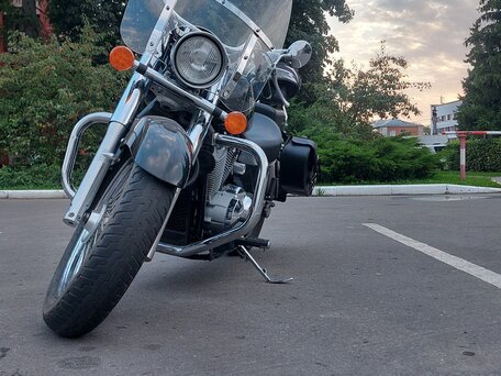 2005 Honda Shadow 750, чёрный, 600000 рублей, вид 5