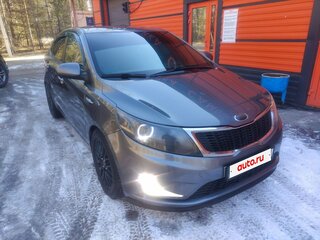 2014 Kia Rio III, серый, 1390000 рублей, вид 3