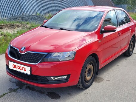 2019 Skoda Rapid I Рестайлинг, красный, 1400000 рублей, вид 1