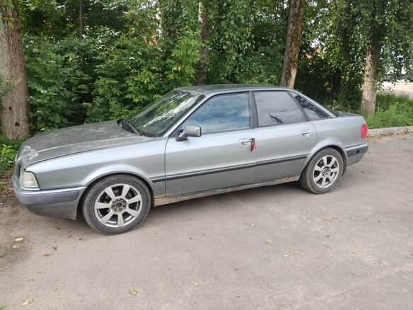 1992 Audi 80 V (B4), серый, 320000 рублей - вид 4