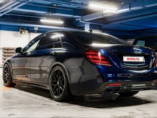 2018 Mercedes-Benz S-Класс AMG 63 AMG Long III (W222, C217) Рестайлинг, синий, 8200000 рублей, вид 4