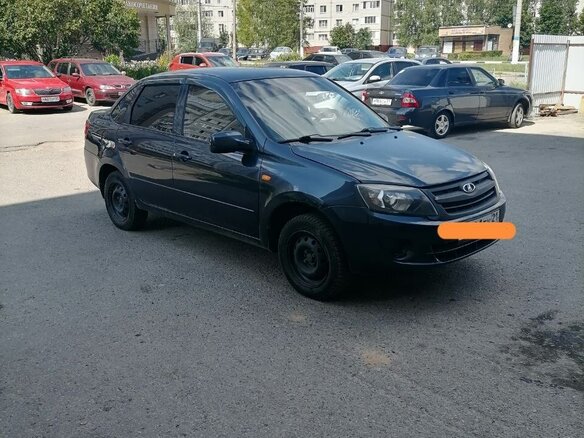 2012 Lada (ВАЗ) Granta I, синий, 340000 рублей - вид 2