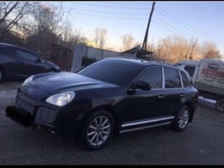 2003 Porsche Cayenne Turbo I (955), чёрный, 600000 рублей, вид 4