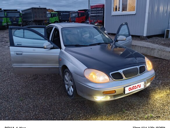 1999 Daewoo Leganza, серебристый, 270000 рублей