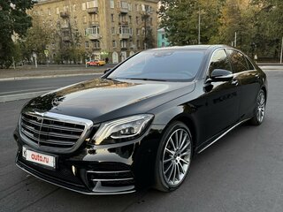 2018 Mercedes-Benz S-Класс 400 d Long VI (W222, C217) Рестайлинг, чёрный, 6290000 рублей, вид 1