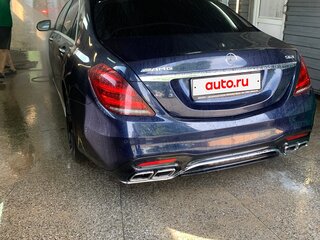 2014 Mercedes-Benz S-Класс 500 Long VI (W222, C217), синий, 2500000 рублей, вид 4