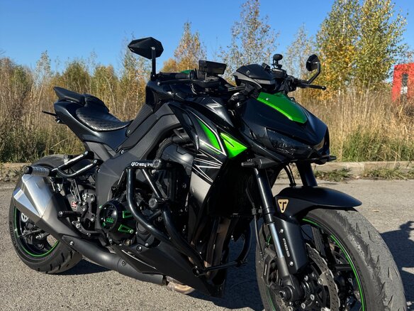 2018 Kawasaki Z 1000, чёрный, 1115000 рублей - вид 6