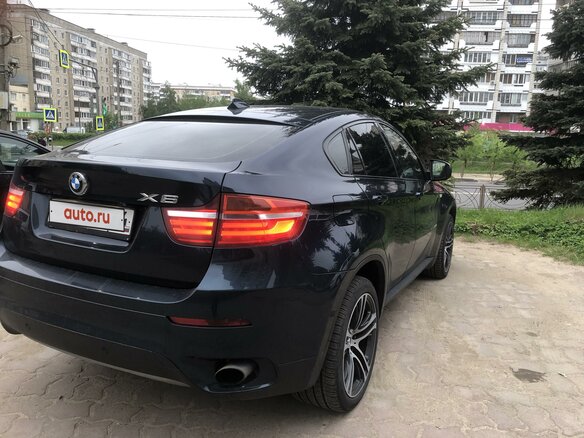 2012 BMW X6 30d I (E71) Рестайлинг, синий, 2100000 рублей - вид 2
