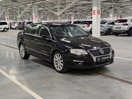 2008 Volkswagen Passat B6, чёрный, 640000 рублей, вид 3