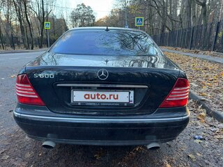 2003 Mercedes-Benz S-Класс 600 Long IV (W220) Рестайлинг, чёрный, 2000000 рублей, вид 4