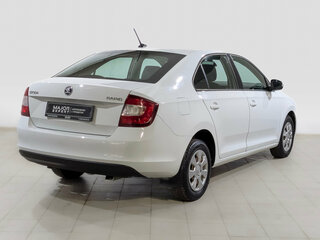 2019 Skoda Rapid I Рестайлинг, белый, 875000 рублей, вид 5