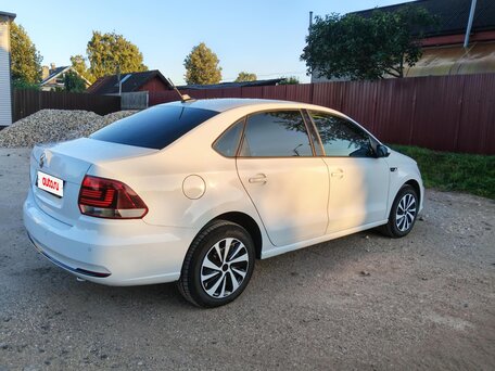 2019 Volkswagen Polo V Рестайлинг, белый, 1000000 рублей, вид 5