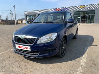 2012 Skoda Fabia II Рестайлинг, синий, 370000 рублей, вид 5