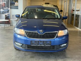 2018 Skoda Rapid I Рестайлинг, синий, 1018000 рублей, вид 2