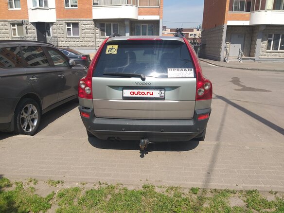 2004 Volvo XC90 I, серый, 680000 рублей - вид 4