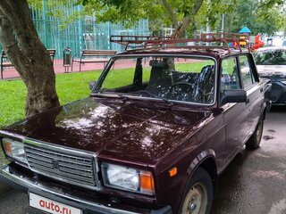 2010 Lada (ВАЗ) 2107, пурпурный, 500000 рублей, вид 2