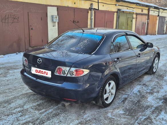2002 Mazda 6 I (GG), синий, 420000 рублей - вид 3