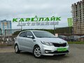 2015 Kia Rio III Рестайлинг, серебристый, 1099000 рублей