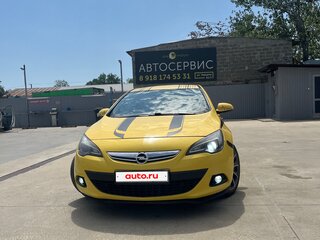 2012 Opel Astra GTC J Рестайлинг, жёлтый, 830000 рублей, вид 3
