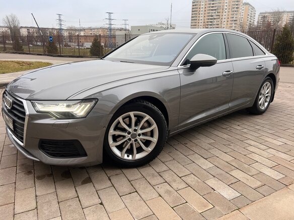 2021 Audi A6 45 TFSI V (C8), серый, 4300000 рублей - вид 3