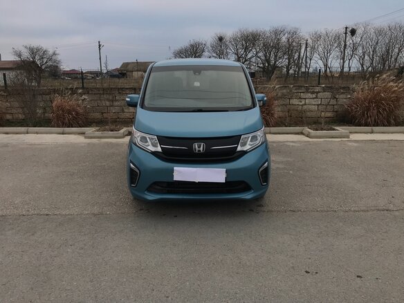 2018 Honda Stepwgn V Рестайлинг, голубой, 2090000 рублей