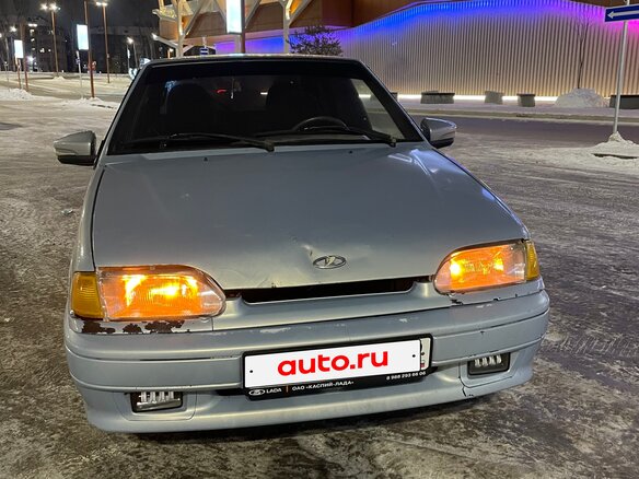 2007 Lada (ВАЗ) 2114, серебристый, 180000 рублей