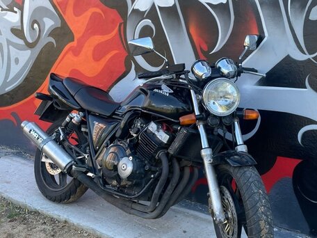 1997 Honda CB 400 Super Four, чёрный, 270000 рублей, вид 1