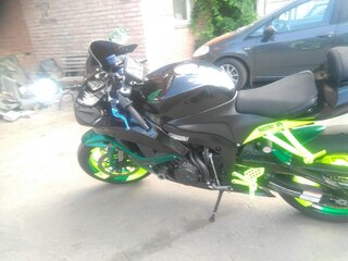2008 Honda CBR 600RR, зелёный, 520000 рублей, вид 3