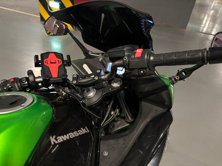 2014 Kawasaki Ninja 400, зелёный, 410000 рублей, вид 4