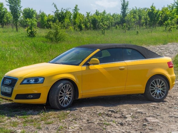2008 Audi A3 II (8P) Рестайлинг 2, жёлтый, 1349999 рублей