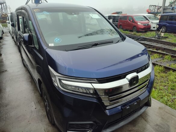 2019 Honda Stepwgn Spada V Рестайлинг, синий, 2390000 рублей - вид 22