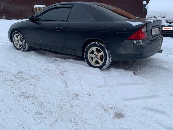 2003 Honda Civic VII Рестайлинг, чёрный, 400000 рублей - вид 12