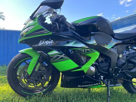 2015 Kawasaki ZX-6 Ninja, зелёный, 1000000 рублей, вид 3